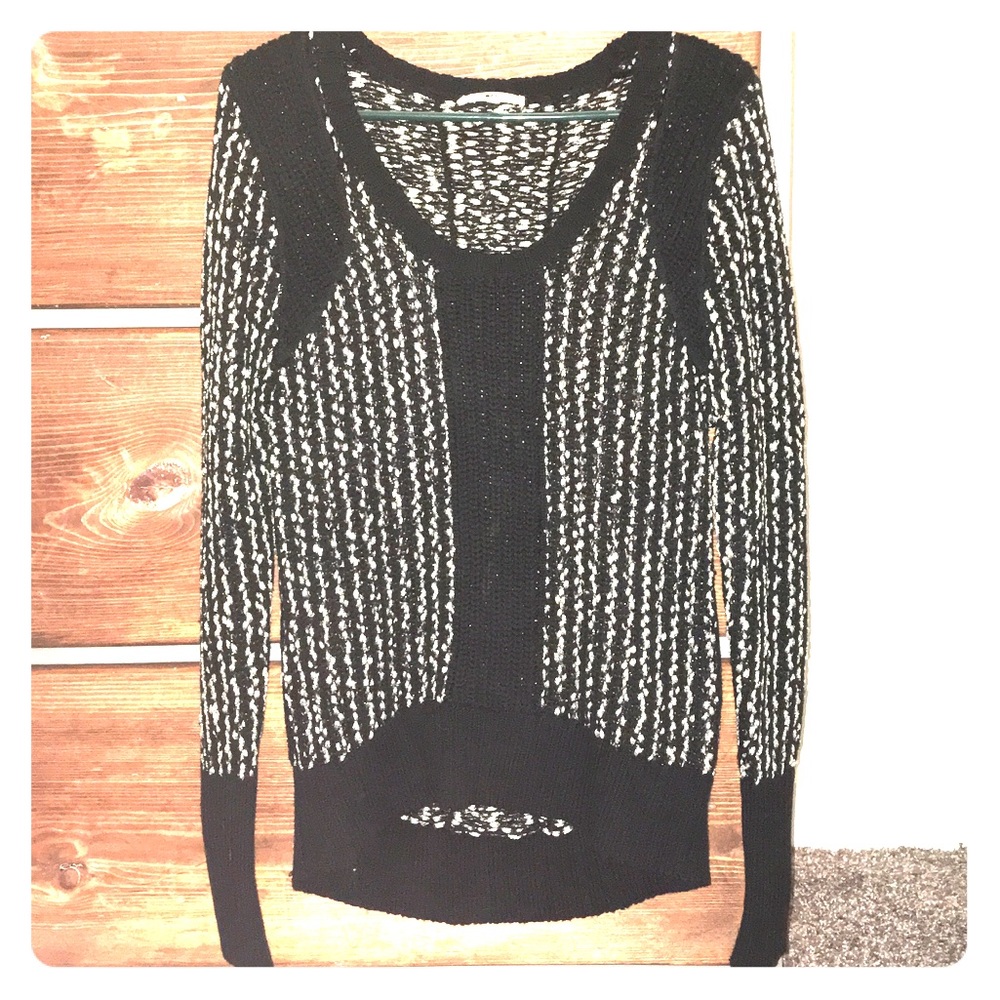 Black & silver sweater